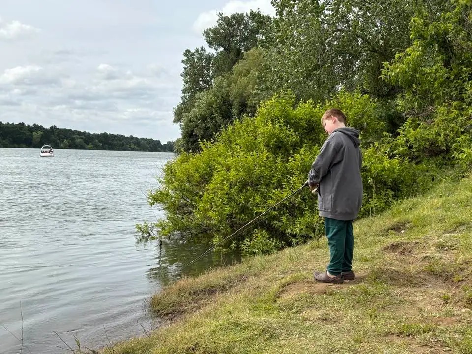 Fishing on the Sacramento River 